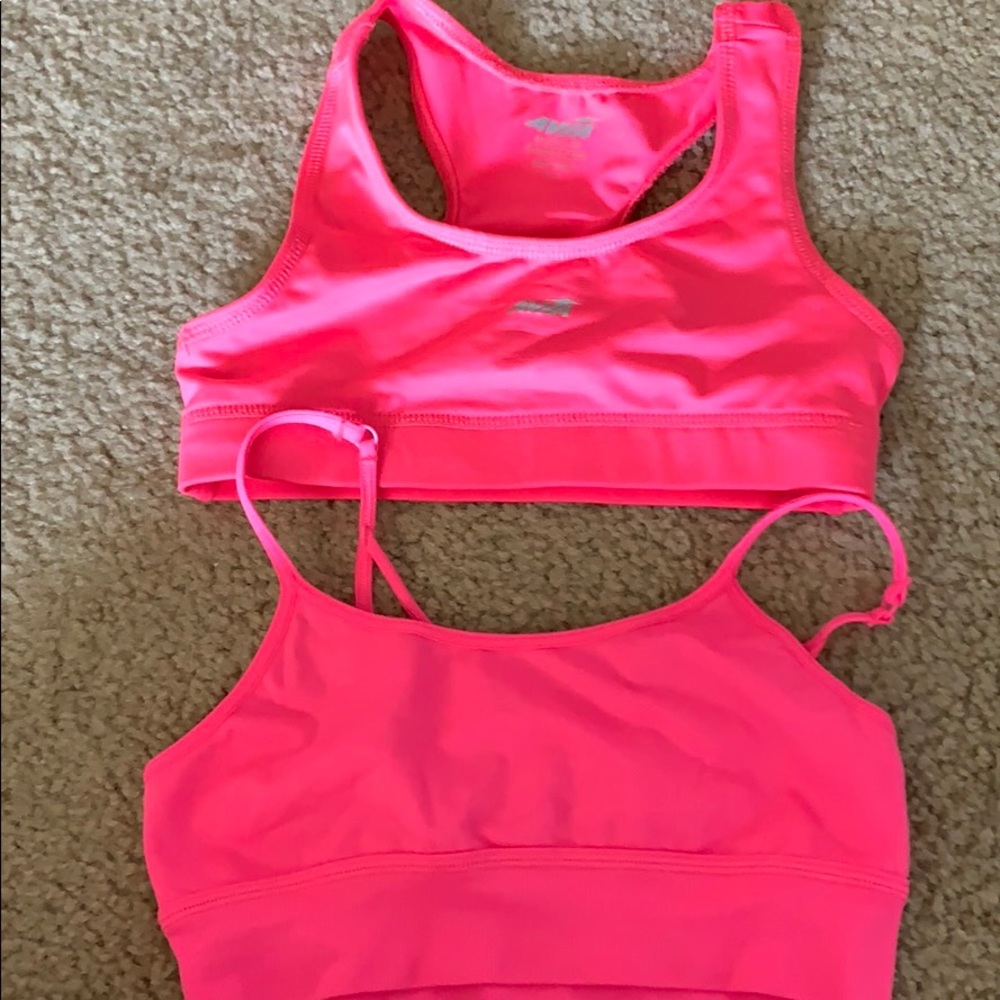 Girls Sport Bras Lot of 2